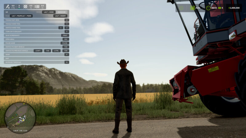 Ulepszone menu pomocy v1.13.0.12 FS25