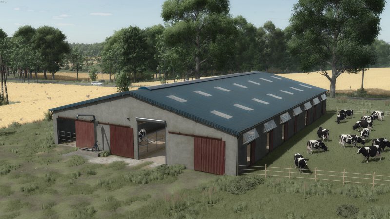 Modernisierter Kuhstall