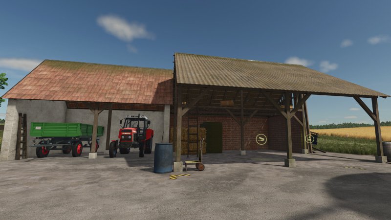 Stara szopa z miejscem na bele FS25