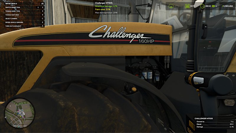 Self Fix And Repaint FS25