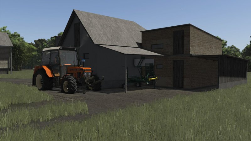 Kleiner Schuppen mit Garage