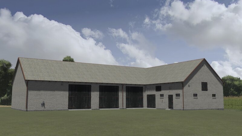 Buildings With Cows FS25