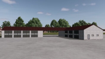 Hallen Aus Weißen Hohlblocksteinen fs25