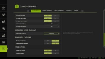 Unkrautentfernung mit Herbiziden FS25